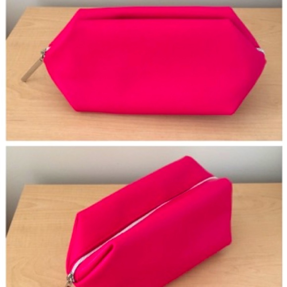 Hot Pink Makeup Bag